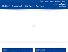 Tablet Screenshot of elektrowuergler.ch